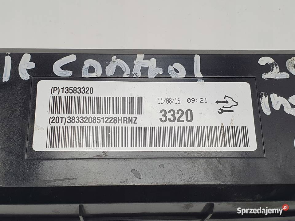 MODUŁ STEROWNIK NAWIEWÓW Opel Insignia A osobowe Chełm