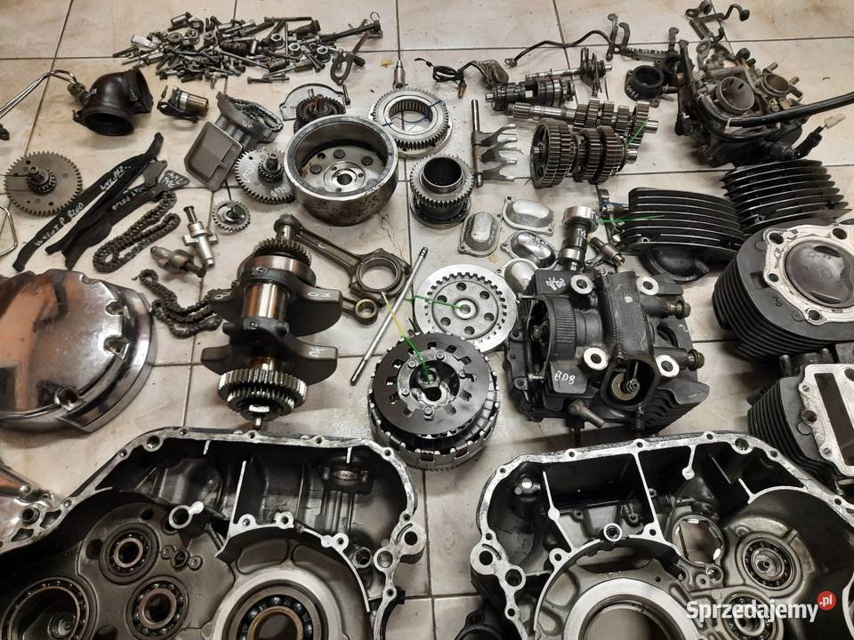 Yamaha XVS 1100 drag star silnik części cylinder dolnośląskie Jelenia Góra sprzedam