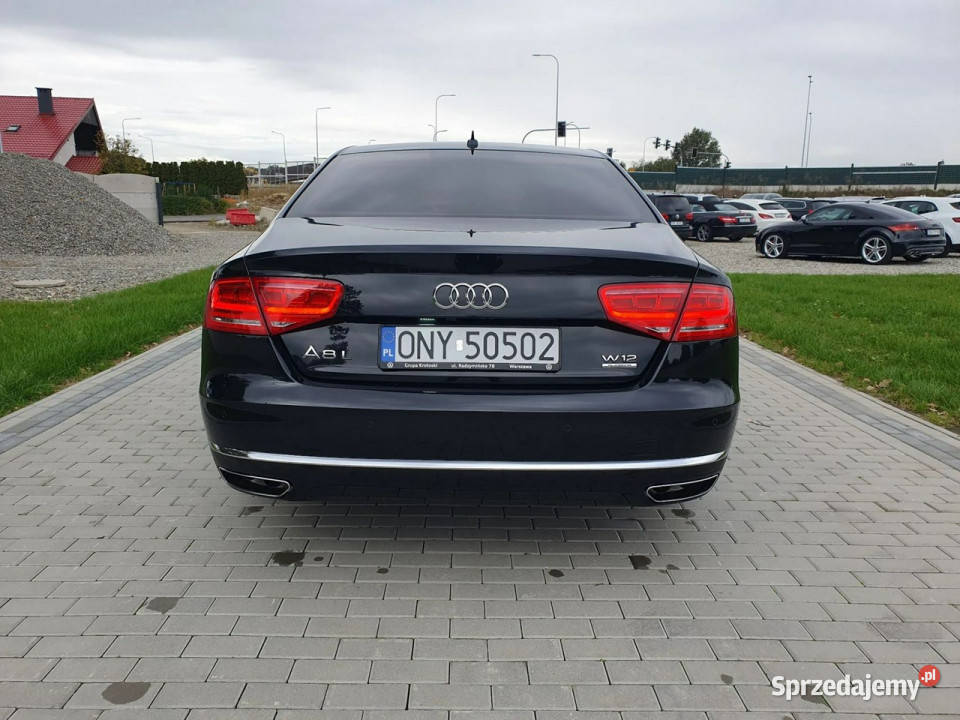 Audi A8 W12 63 500 Full Raty Zamiana D4 2010 Strobice sprzedam