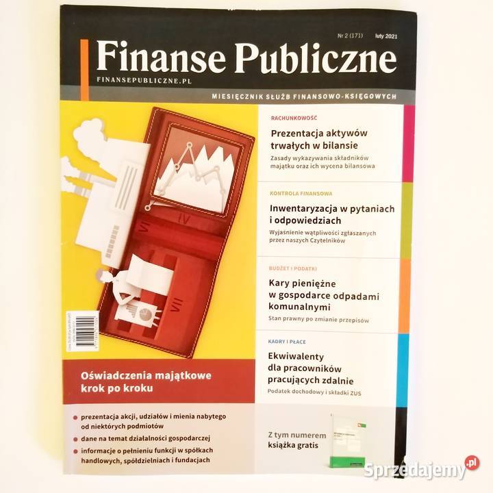 Finanse publiczne 2 171 Luty 2021 miesięcznik Łódź sprzedam