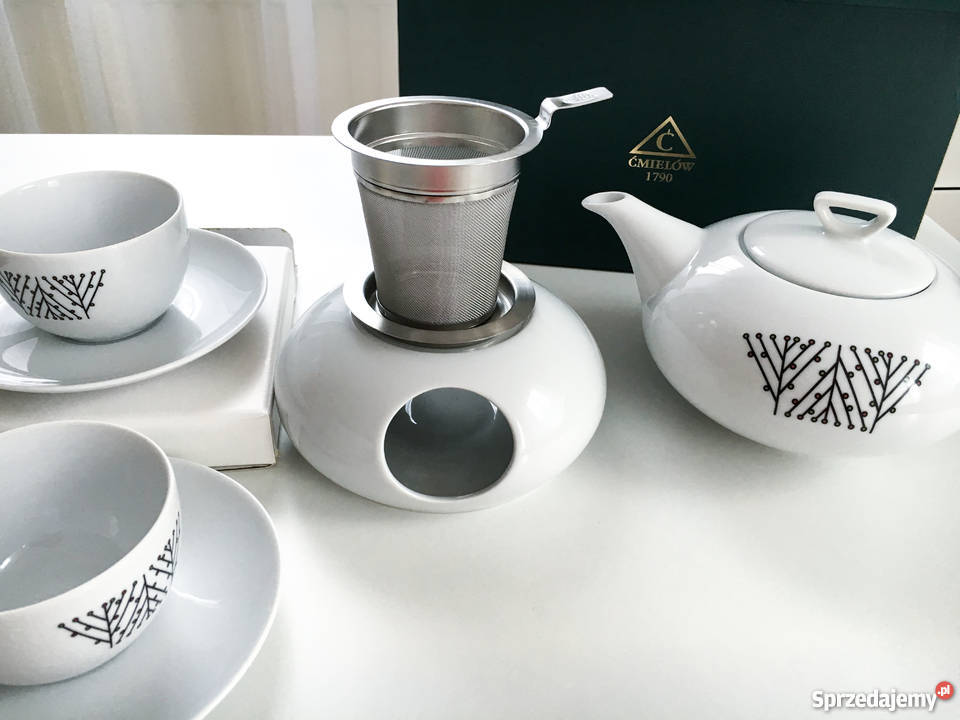 Zestaw NOWY do herbaty porcelana Ćmielów i