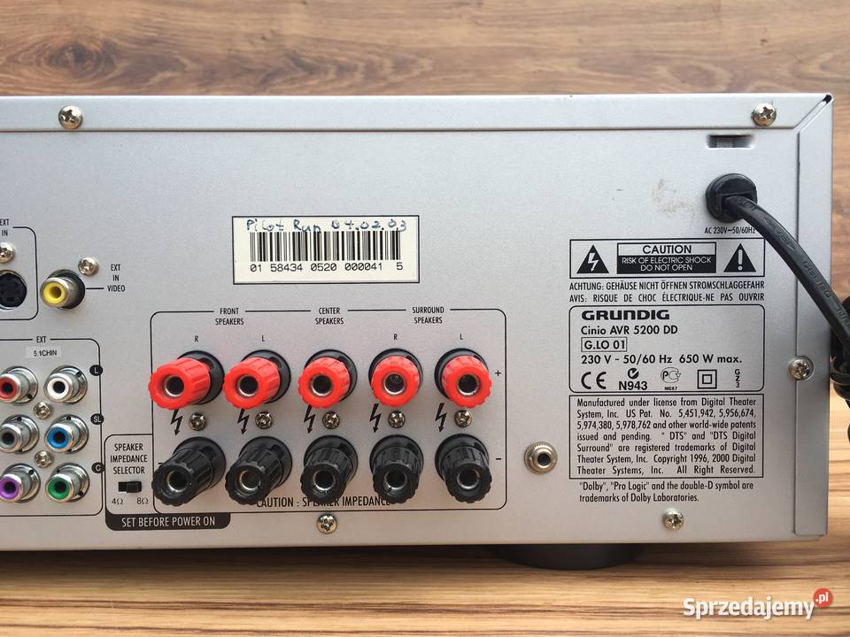 Amplituner Grundig Cinio AVR 5200 DD 650 Watt opolskie Opole