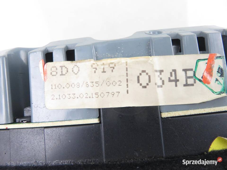 LICZNIK AUDI A4 8D2 B5 16 8V 8D0919034B osobowe