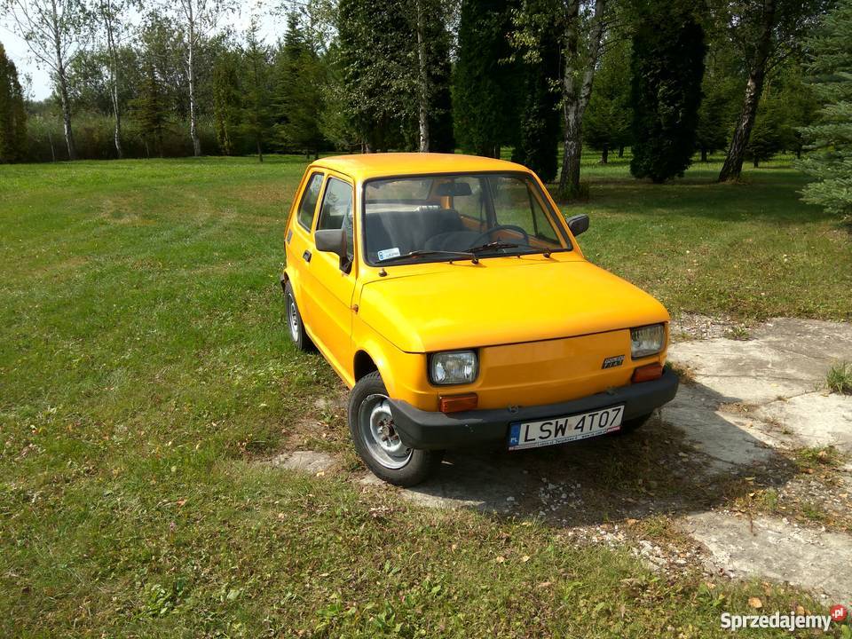 Fiat 126p STFL uszkodzony silnik ładna karoseria Nowy Krępiec