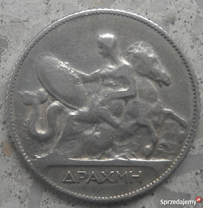 GRECJA1 DRACHMA1910 rSREBRO835 Legionowo sprzedam