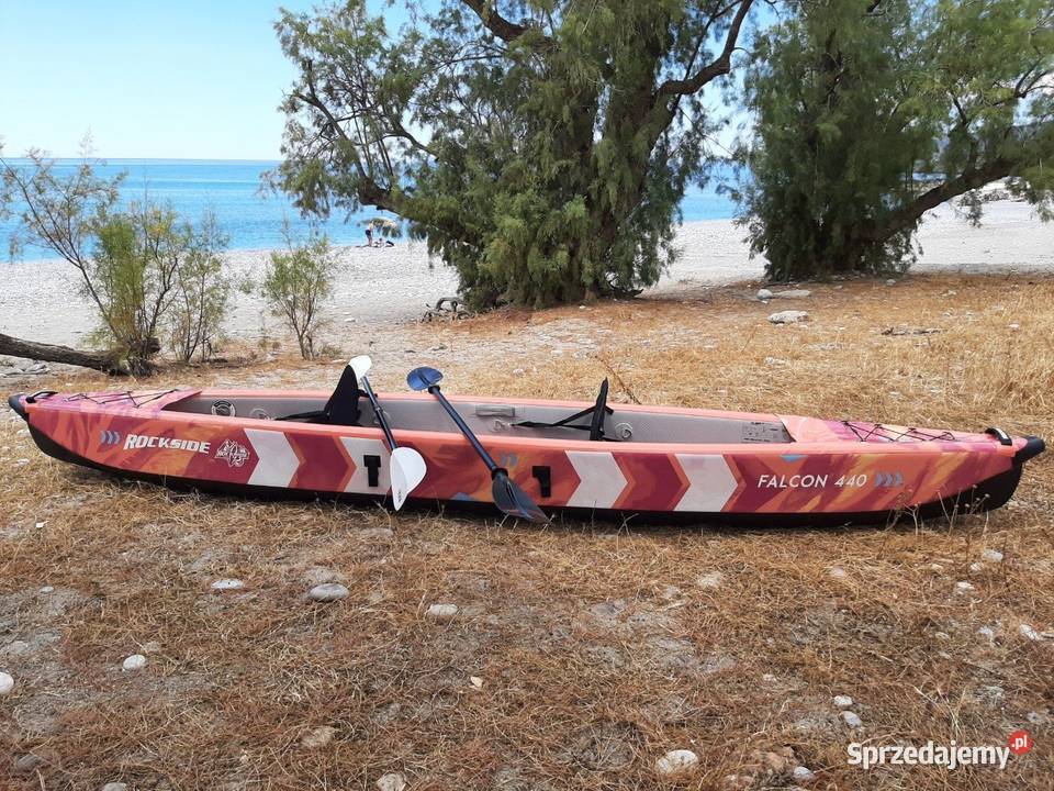 Nadmuchiwany pompowany kajak Rockside Falcon 2 Kajakarstwo Sporty wodne