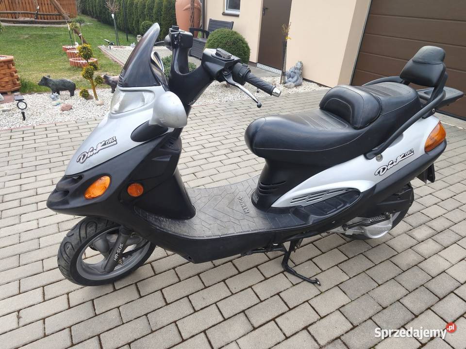Motocykl Kymko Dink 150LX Rozpłucie Drugie