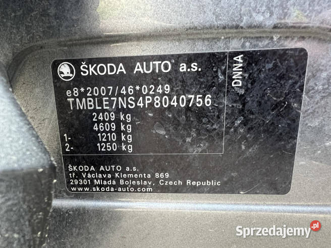 SKODA KODIAQ 2023 198400 ccm 190 1984cm3 mazowieckie sprzedam