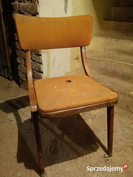 Krzesło skoczek PRL Głuchłaskie fabryki mebli małopolskie Kraków