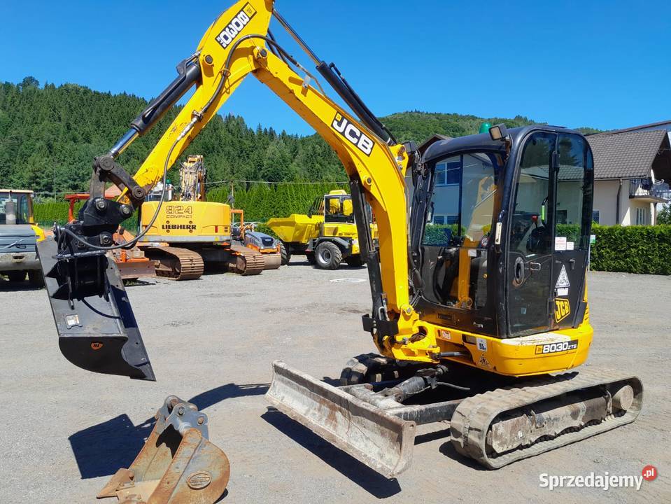 Minikoparka koparka gąsienicowa JCB 8030ZTS Maków Podhalański