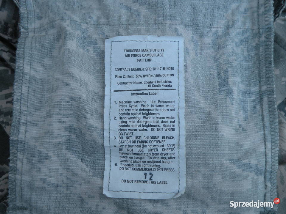 Spodnie ABU tiger stripes 30L ripstop 2 dolnośląskie sprzedam