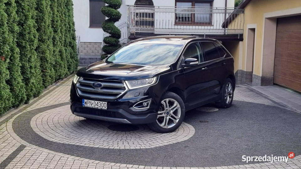 Ford EDGE Bogata Wersja AWD TITANIUM 180 przyciemniane szyby Ford Płońsk