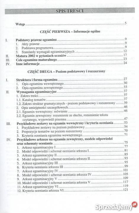 Matura z angielskiego Informator Sylabus małopolskie Oświęcim