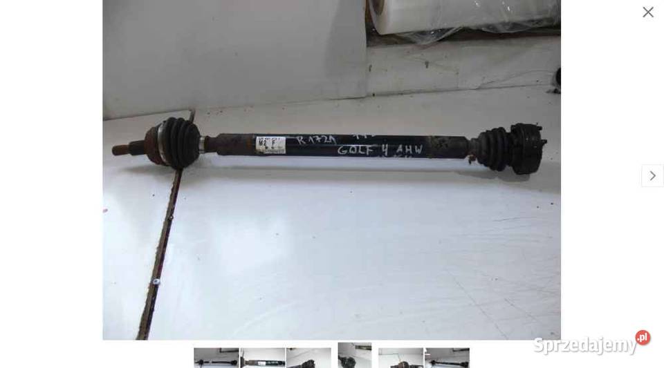 PÓŁOŚ PRAWA DŁUGA VW GOLF IV 14 16V 1J0407272F osobowe Wielkie Drogi