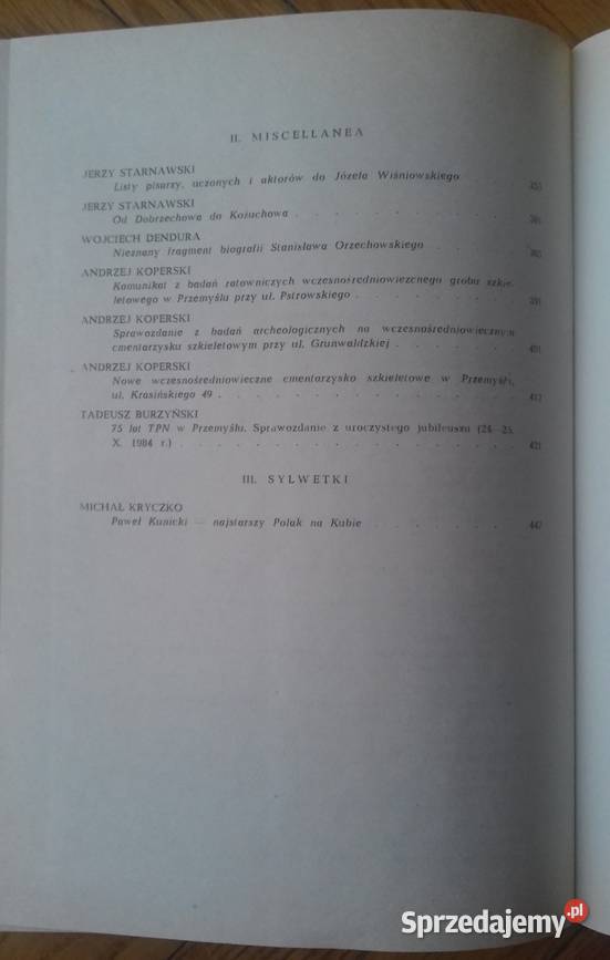 Rocznik Przemyski tom XXVI 1988 Praca zbiorowa Przemyśl