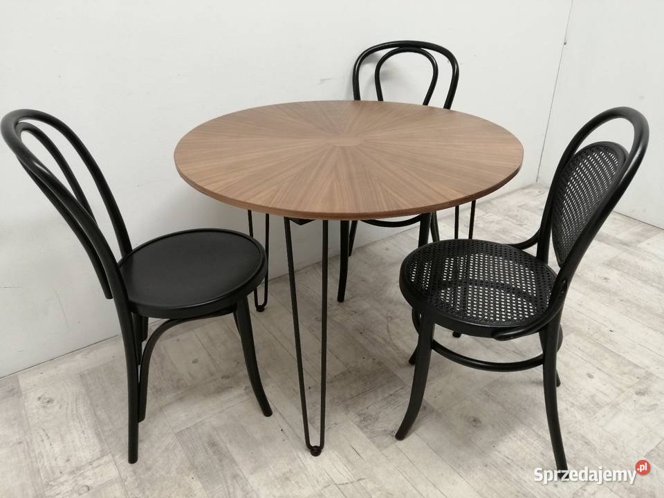 stolik kawowy kawiarniany kuchenny okrągły blat Radomsko