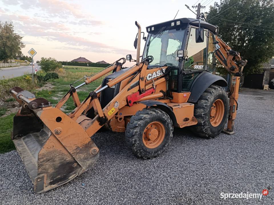 Koparko Ładowarka CASE 580 ST 4x4 joystick lubelskie Łuszczów Pierwszy