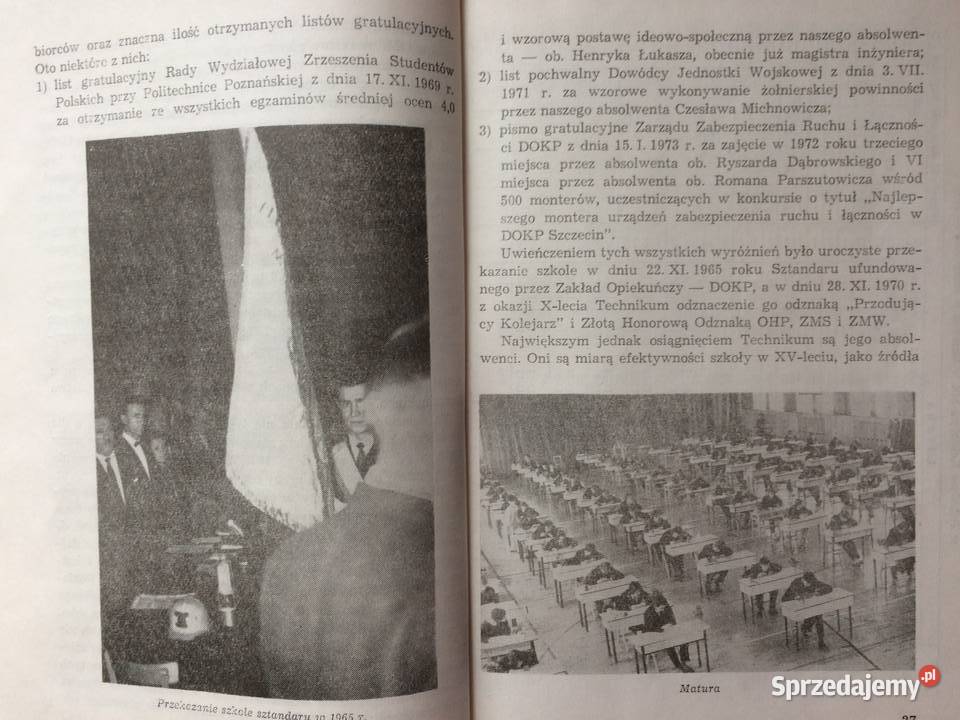 876 Monografia Technikum Kolejowego w zachodniopomorskie Szczecin