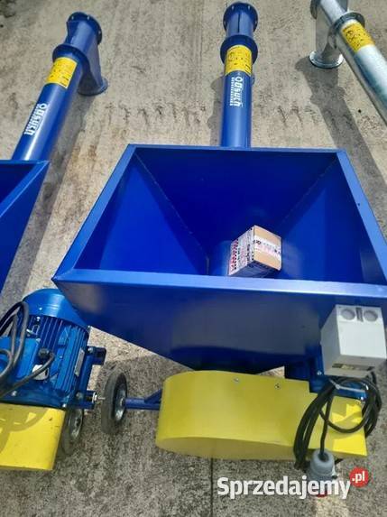 Przenośnik ślimakowy 12m 55kw fi 140 żmijka do wielkopolskie Buk