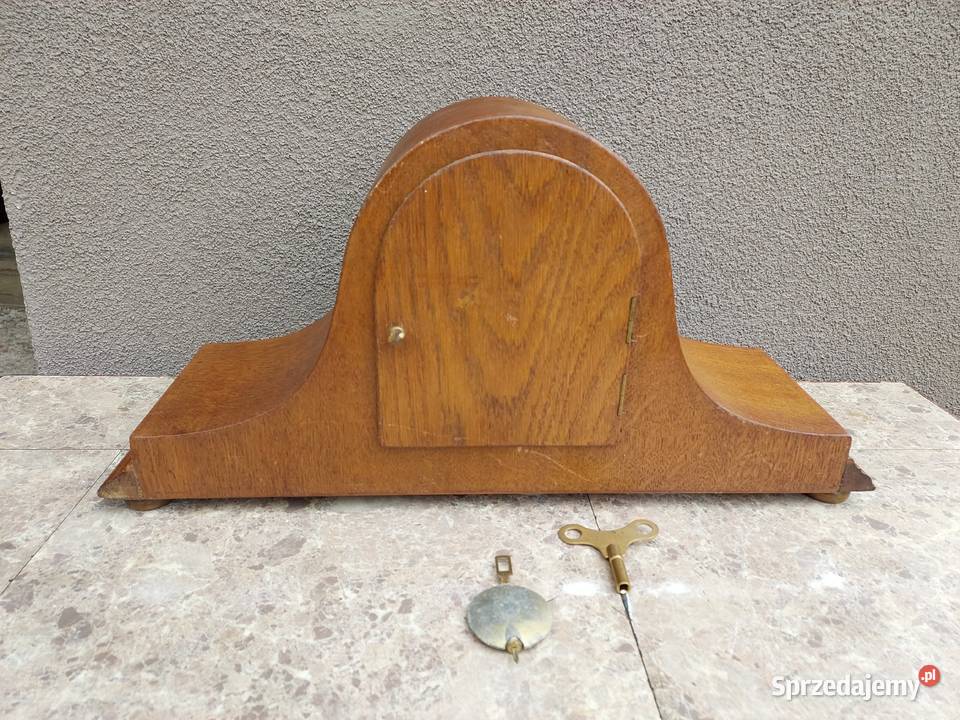 102 Stary zegar bufetowy chodzik kapelusz Antyki, Sztuka, Kolekcje