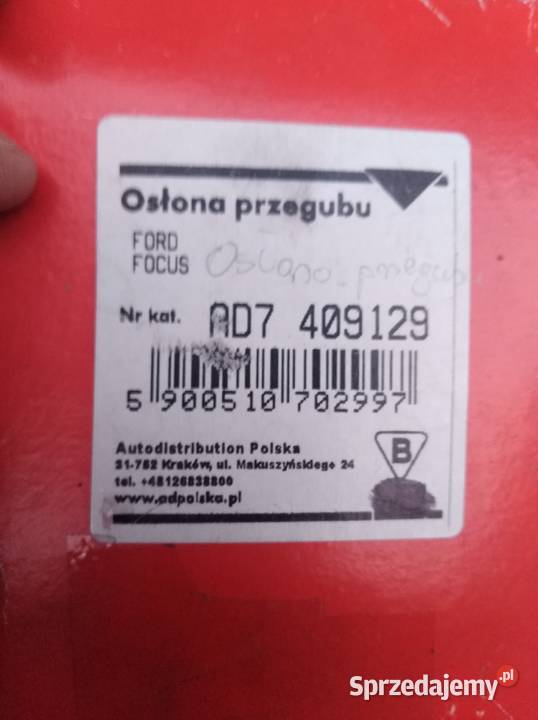 Sprzedam osłona przegubu do ford focus Oleśnica sprzedam