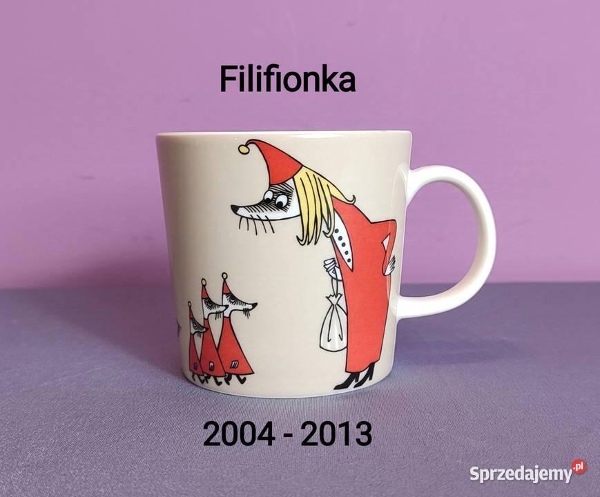 Muminki KUBEK Moomin Arabia Finland sygnatura Jasień sprzedam