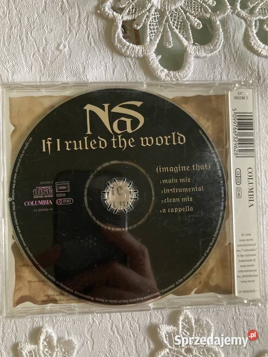 Płyta CD Single Nas IF I Ruled The World Lata 90 1 płyta