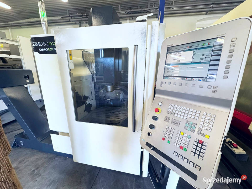 Frezarka CNC DMG DMU 50 ecoline 5 osi z Niemiec Produkcja Zabór sprzedam