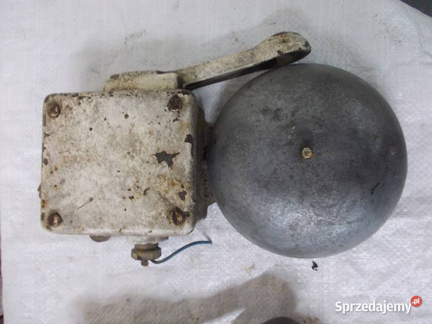 Stary industrialny dzwonek żeliwny z 1969 r Bielsko-Biała