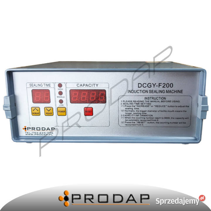 ZGRZEWARKA INDUKCYJNA DYGF200 DO PLATYNEK NOWA