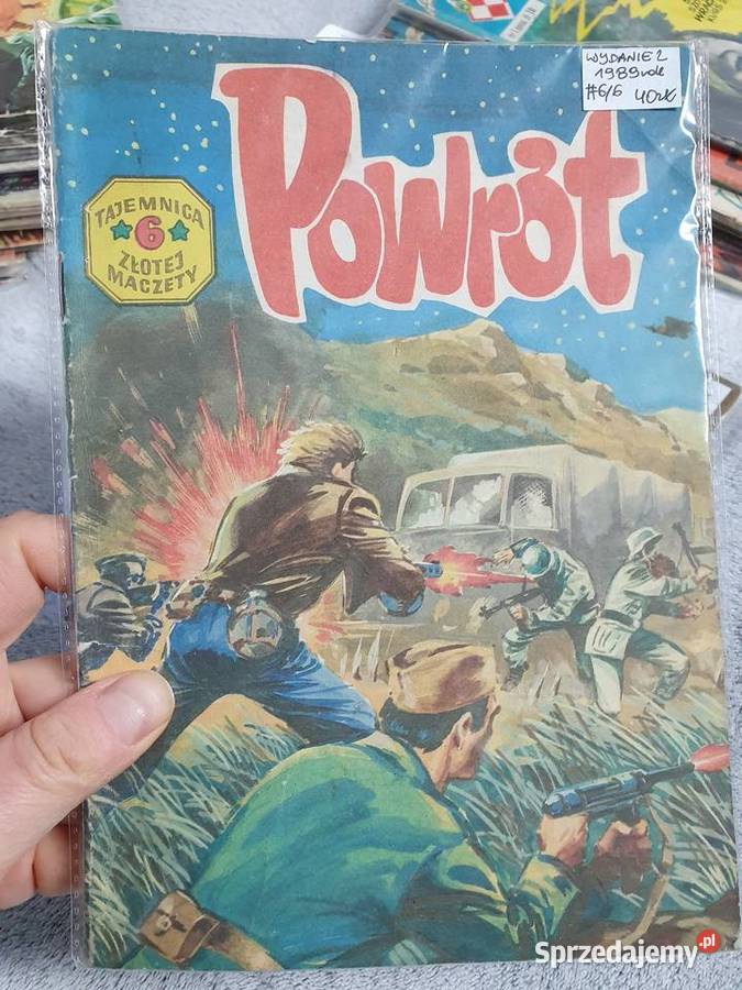 Tajemnica Złotej Maczety zestaw 4 komiksów wyd2 Gdynia