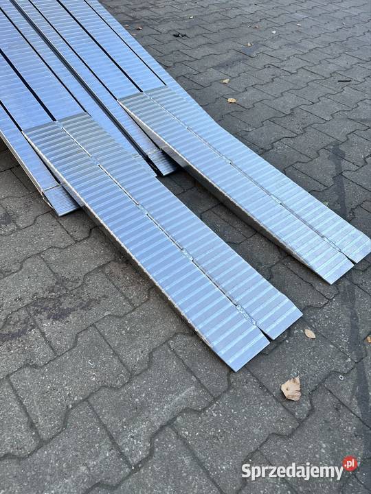 Najazdy trapy aluminiowe z przedłużkami DUO Najazdy śląskie Bytom