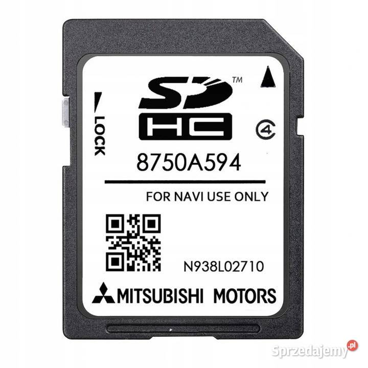 Mapa Mitsubishi do nawigacji W15 W17 W18 MMCS Nawigacje GPS sprzedam