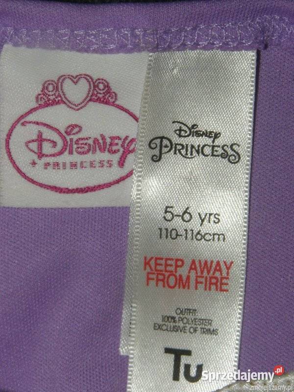 Strój kostium przebranie ROSZPUNKA ZAPLĄTANI 56 Siedlce