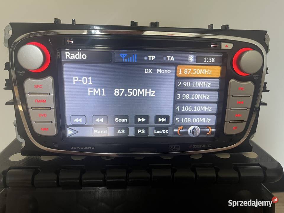 Radio Nawigacja ZENEC 3810 FORD Mondeo Focus S Tychy