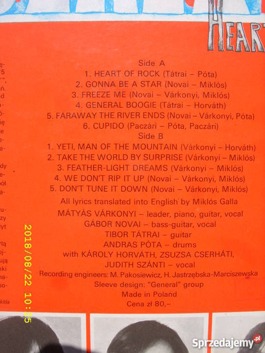GENERALHEARTH OF ROCK LP winyl dolnośląskie Wołów