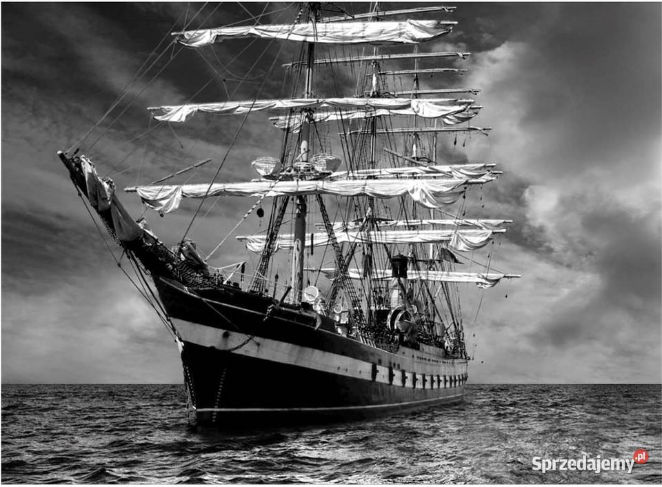 Grafika obraz na ścianę żaglowiec 1250x920 pomorskie Gdynia