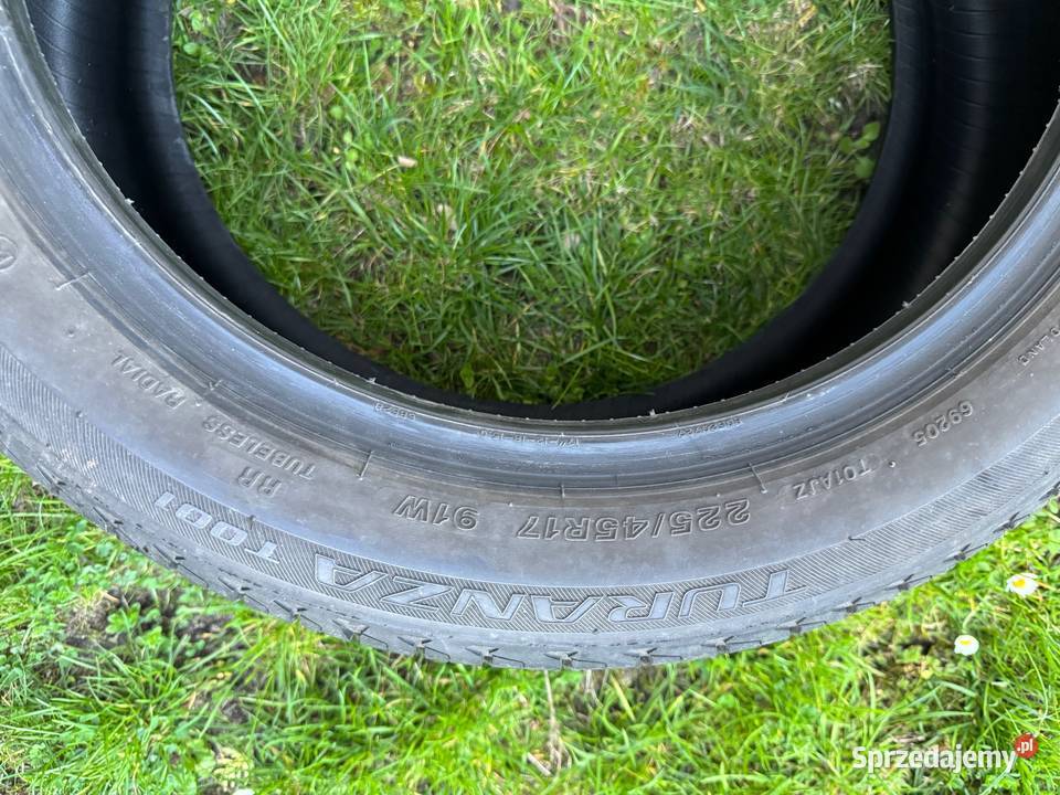 Brigstone Turanza T001 22545R17 91W 57 mm letnia Dąbie sprzedam