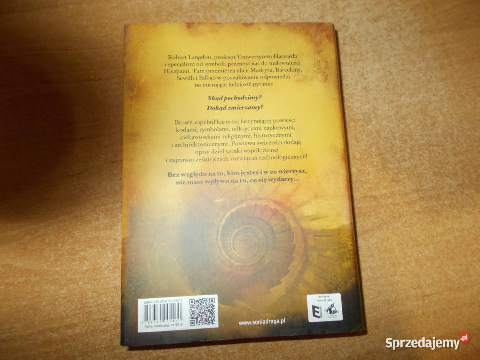 Dan Brown Początek Rok wydania 2017 Głubczyce