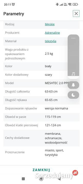 Sprzedam Kurtkę motocyklową Brwinów