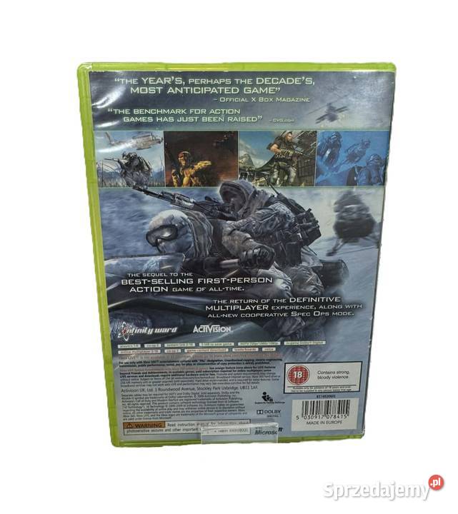 Gra Call of Duty Modern Warfare 2 Xbox 360 Elbląg sprzedam