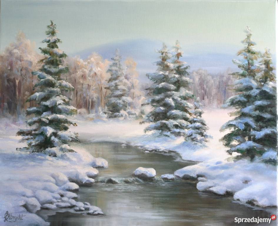 Kwiaty Żółte tulipany obraz olejny 50X60