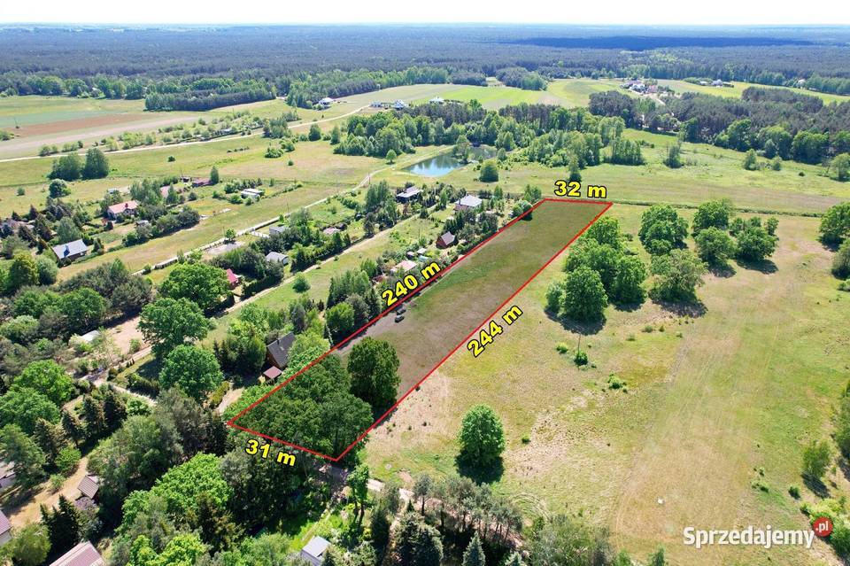 Duża działka rekreacyjna w świetnej lokalizacji budowlana mazowieckie Stawinoga