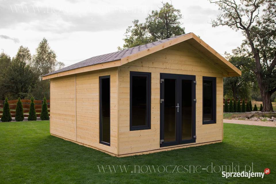 Drewniany domek ogrodowy Leon 2 wym 4x4m - Producent Montaż