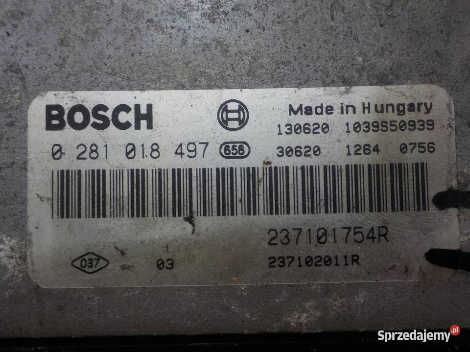 TRAFIC II LIFT 20 DCI 13r sterownik komputer Suków