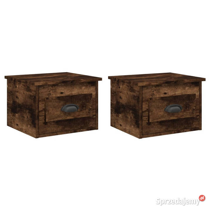 Wiszące szafki nocne 2 przydymiony dąb 415x36x28 sprzedam