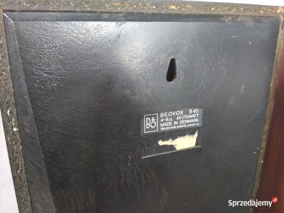 Unikatowe Kolumny Bang Olufsen S45 mazowieckie