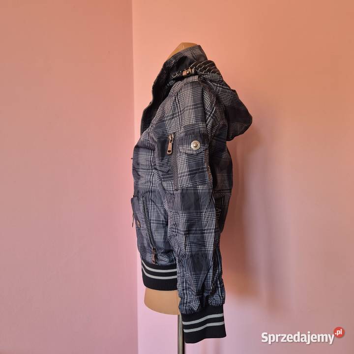 Dwustronna kurtka młodzieżowa rozmiar 134