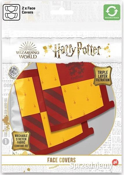 2 NOWA maseczka bawełniana Harry Potter śląskie Czerwionka-Leszczyny