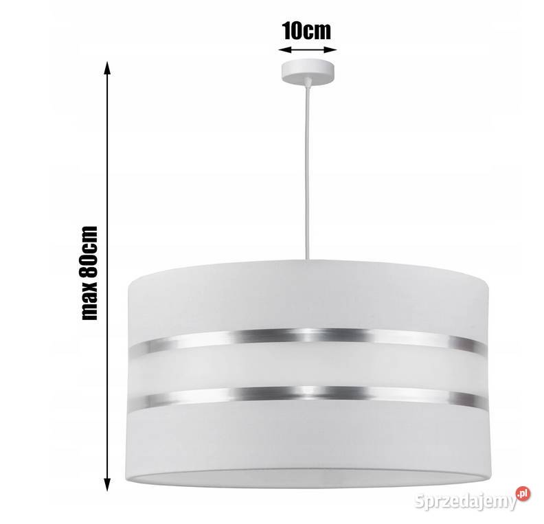 LAMPA WISZĄCA SUFITOWA ŻYRANDOL ABAŻUR Biała sprzedam